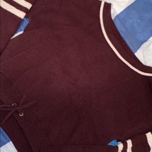 Aerie Maroon sweater